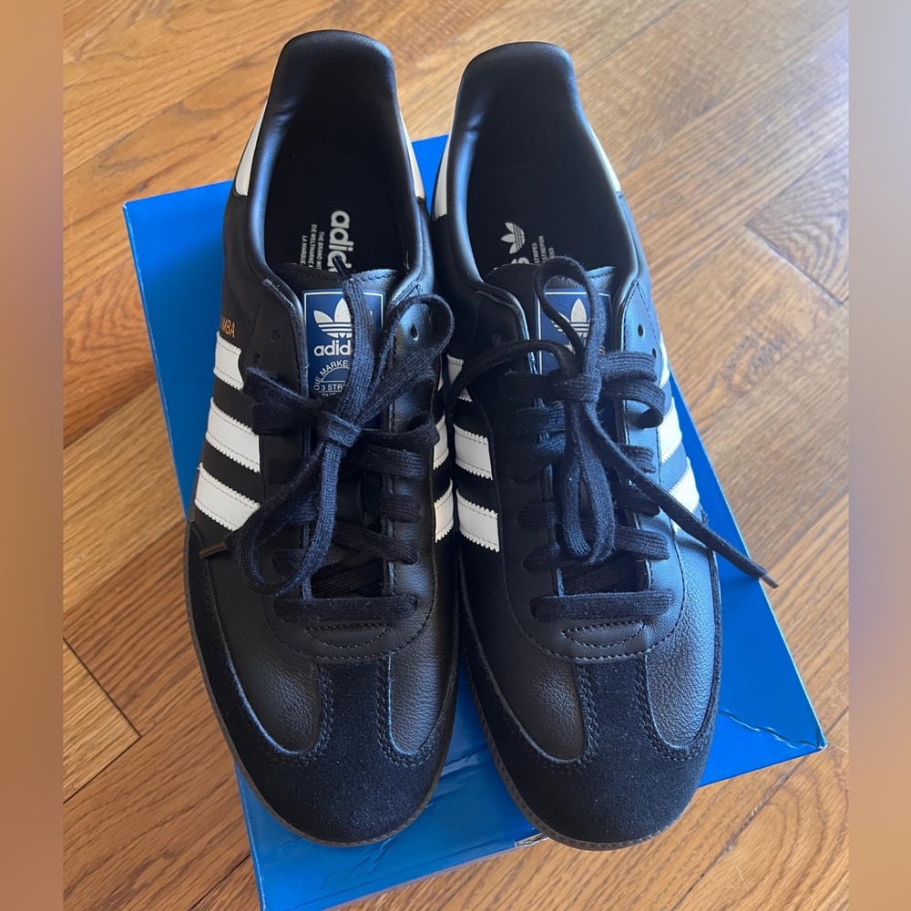 Adidas Men's Samba Sneakers, Black
